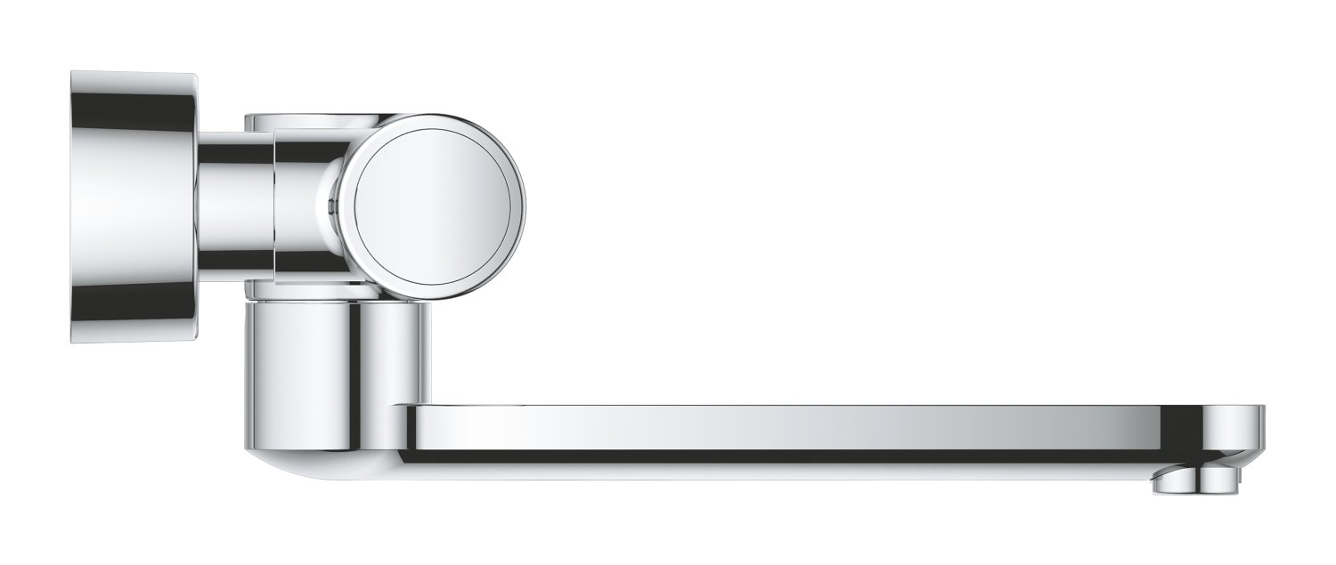 Mitigeur thermostatique infrarouge lavabo, montage mural GROHE Eurosmart Cosmopolitan E Special Chrome – Image 2