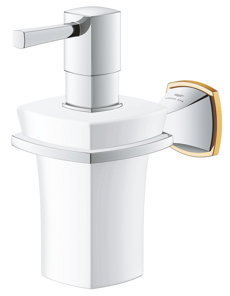 Distributeur de savon en céramique GROHE Grandera Chrome – Image 2