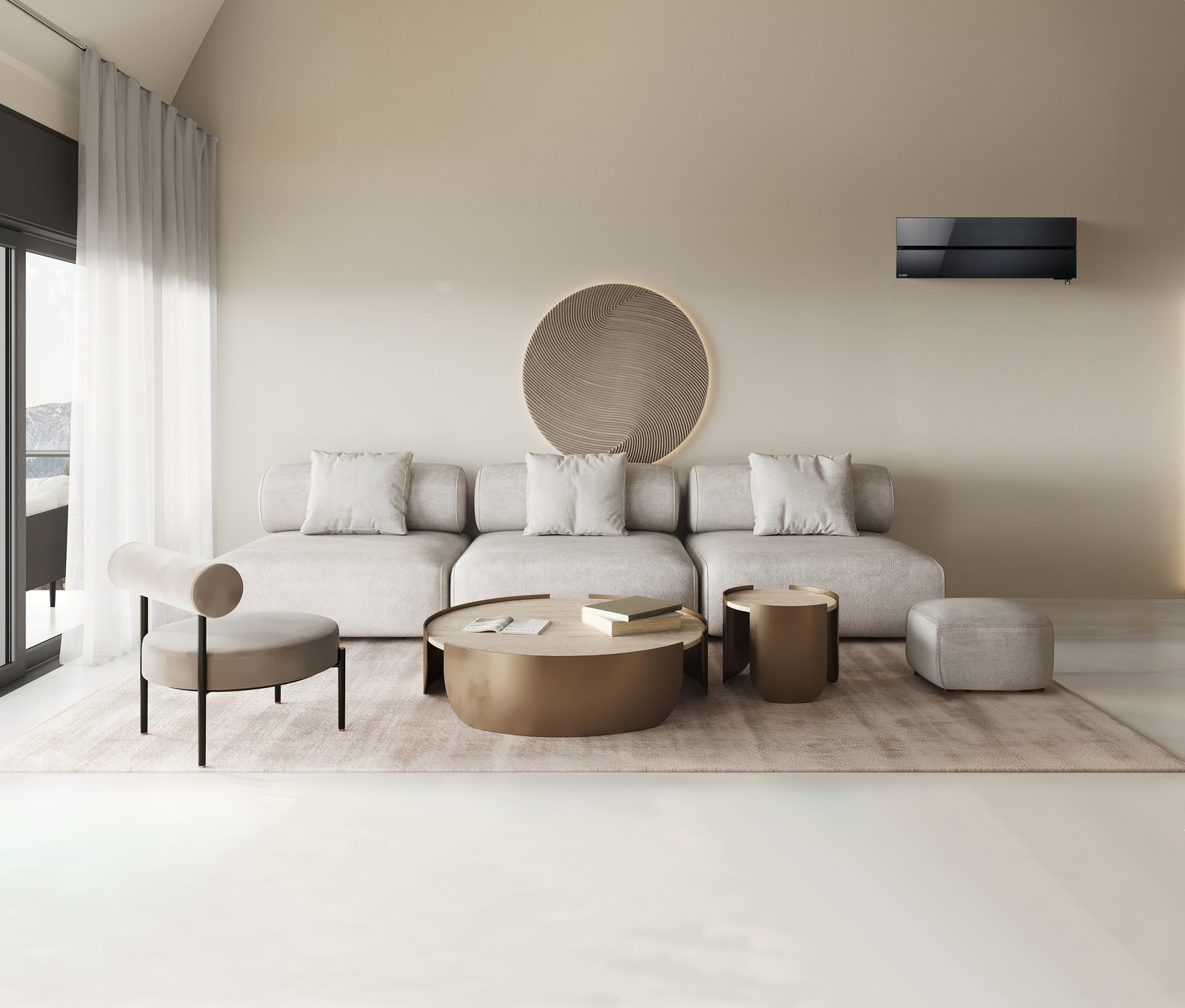 Climatiseur mural Mitsubishi Electric Mural Design Premium – Image 3