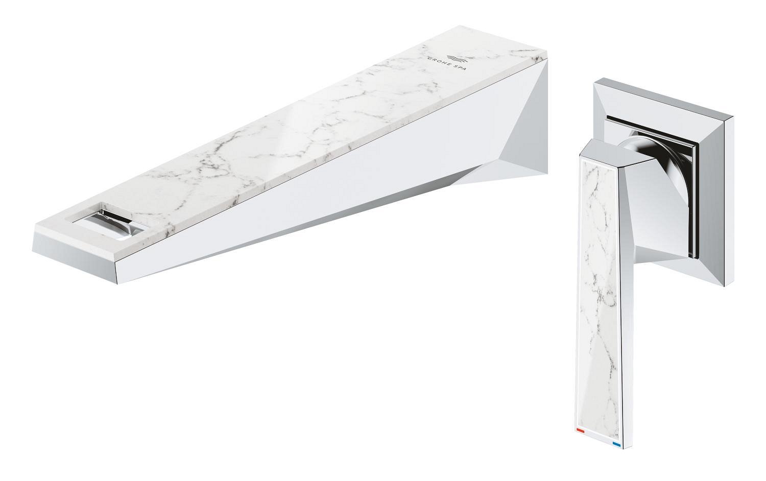 Mitigeur lavabo mural 2 trous GROHE Allure Brilliant Private Collection Chrome – Image 3