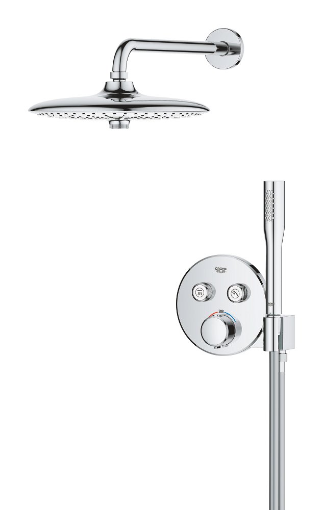 Douche encastrée avec Vitalio Joy GROHE Precision Smartcontrol Pack Chrome – Image 3