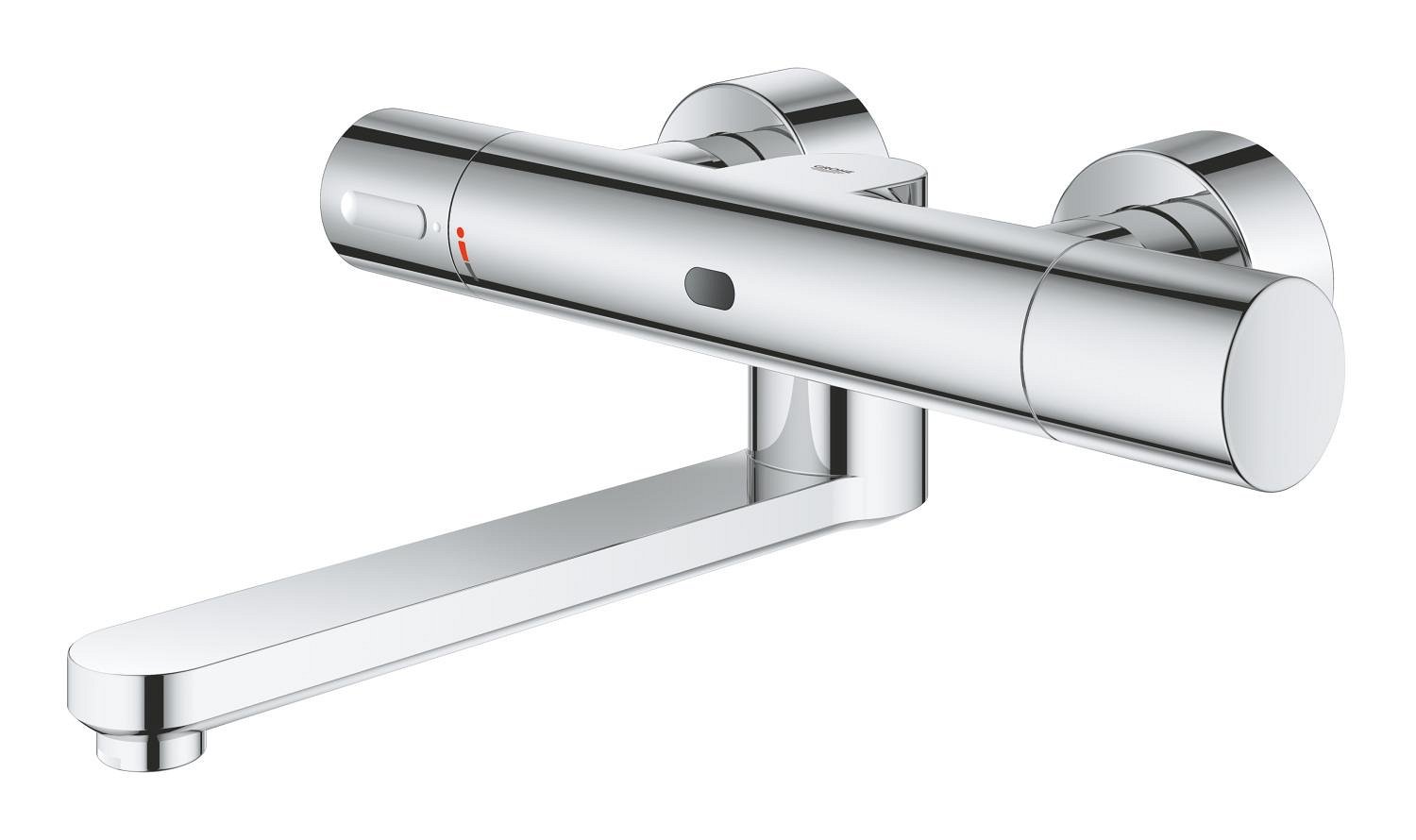 Mitigeur thermostatique infrarouge lavabo, montage mural GROHE Eurosmart Cosmopolitan E Special Chrome – Image 3
