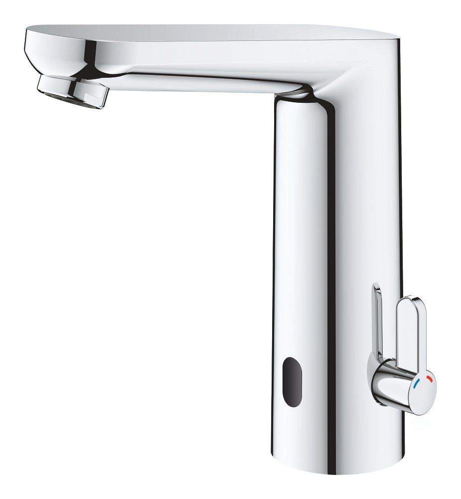 Mitigeur lavabo infrarouge avec limiteur de température ajustable GROHE Eurosmart Cosmopolitan E Chrome – Image 4