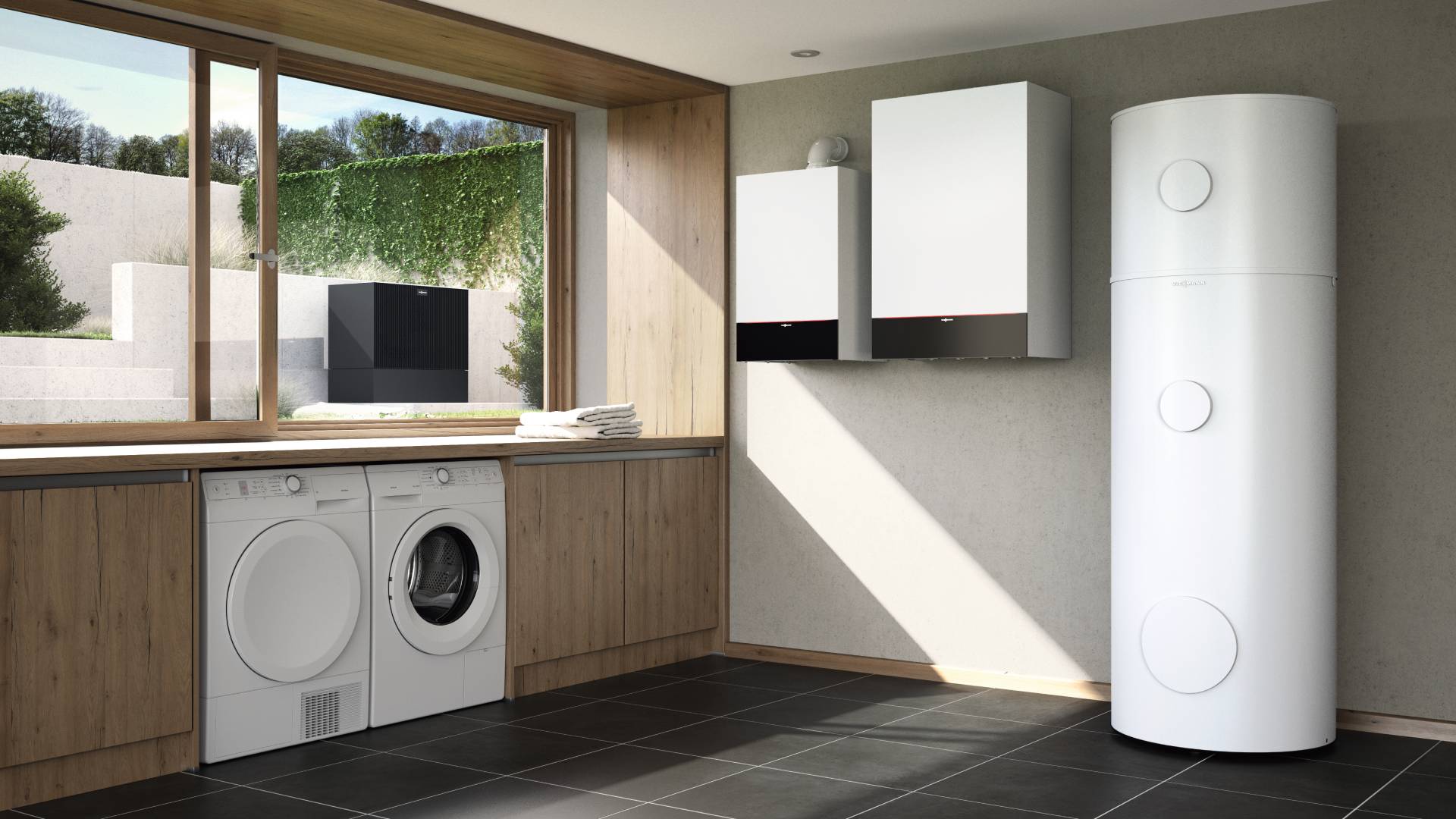 Chaudière hybride Viessmann Vitocal Hybrid 250-A