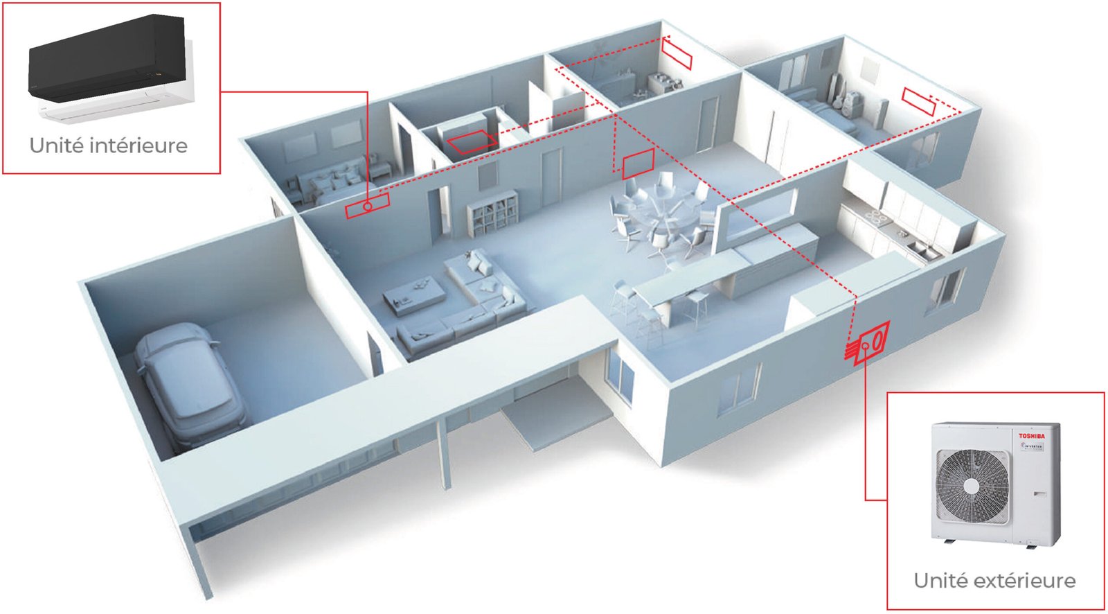Climatiseur mural Toshiba Shorai Edge – Image 2