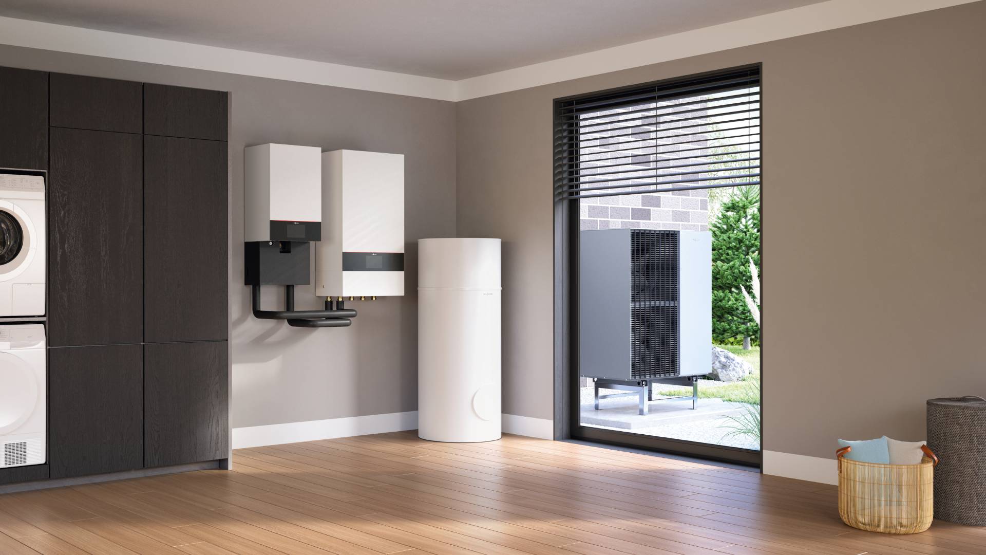Chaudière hybride Viessmann Vitocal Hybrid 150-A
