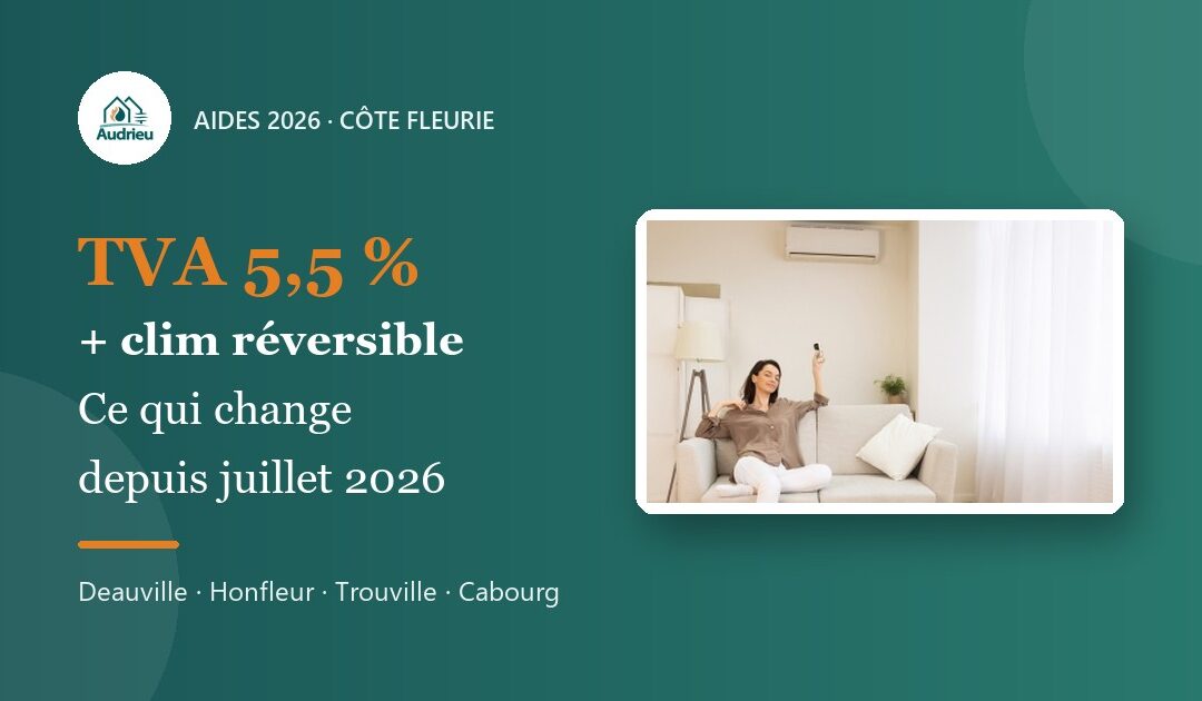 TVA à 5,5 % sur la climatisation réversible : ce qui change depuis juillet 2026